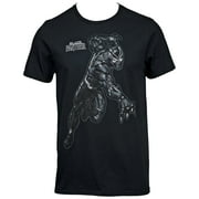 Marvel Comics Black Panther Striking T-Shirt-Small